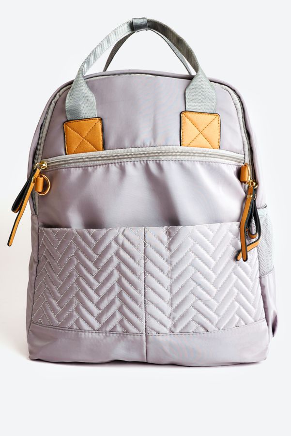 Quilted Backpack Nappy Bag