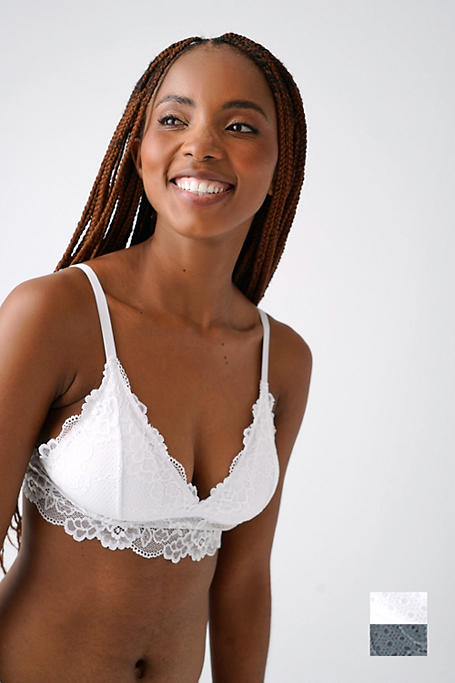 2 Pack Lace A Frame Bra