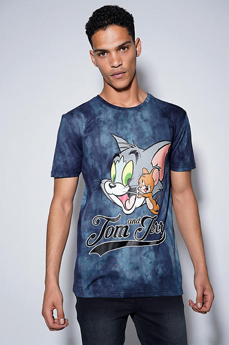 Tom And Jerry Print T-shirt
