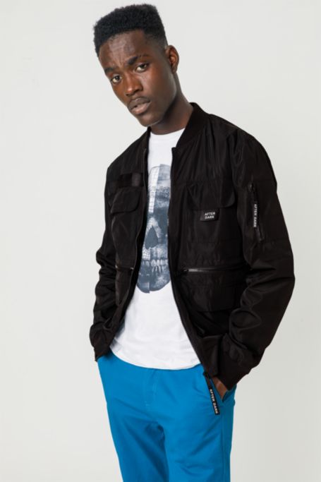 bomber jacket sleeve pocket