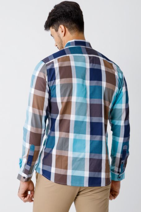 next boys check shirt