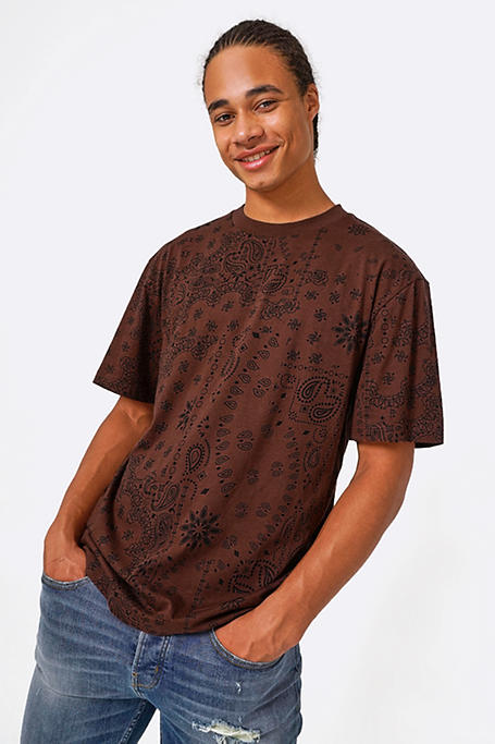 Bandana Pattern T-shirt