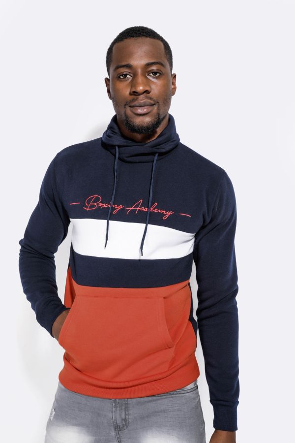 colour block hoodie mens