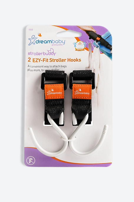 Dreambaby Strollerbuddy Ezy-fit Stroller Hook 2 Pack