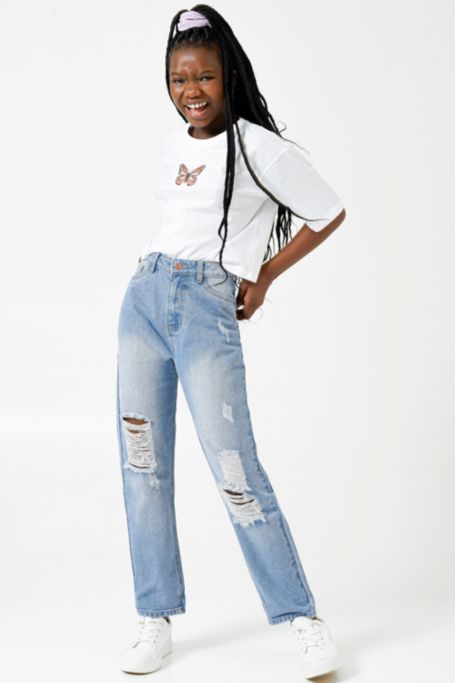 Denim Jeans | Shop Girls 7-14 yrs Clothing | MRP