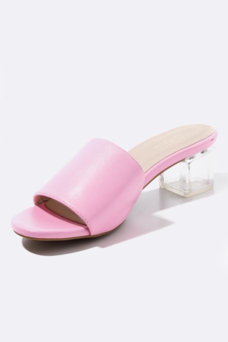 Slip On Block Heel