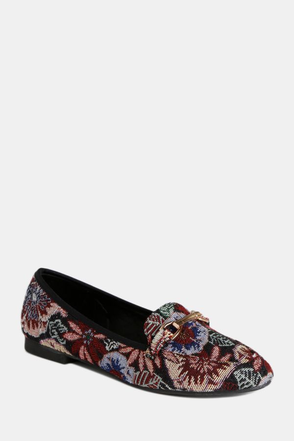 Printed Slipper Cut Pump