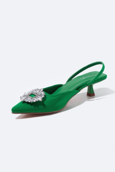 Slingback Kitten Stiletto