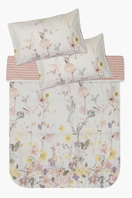 Microfibre Brittany Butterfly Comforter Set