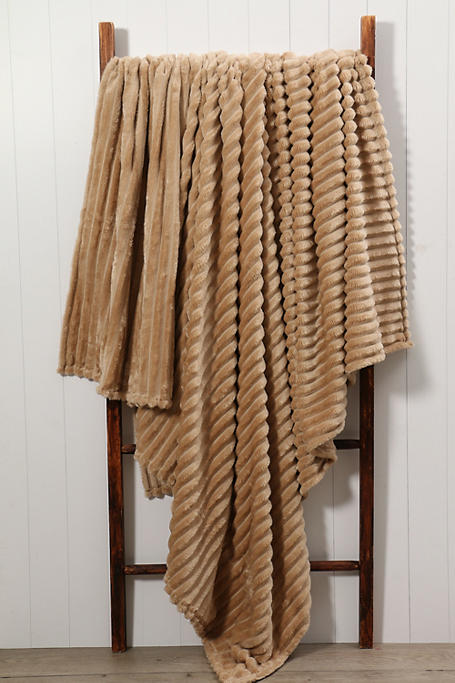 Super Plush Cord Flannel Blanket180x200cm