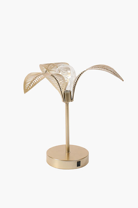 Palm Leaf Led Lamp, 30x30cm