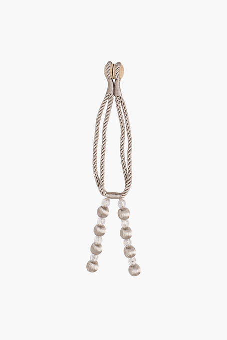Rope And Bead Magnetic Hold Back