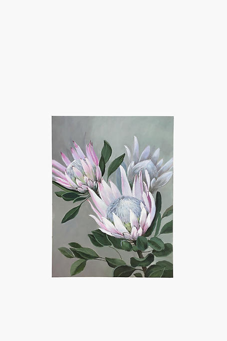 Traditional Protea Canvas, 90x120cm