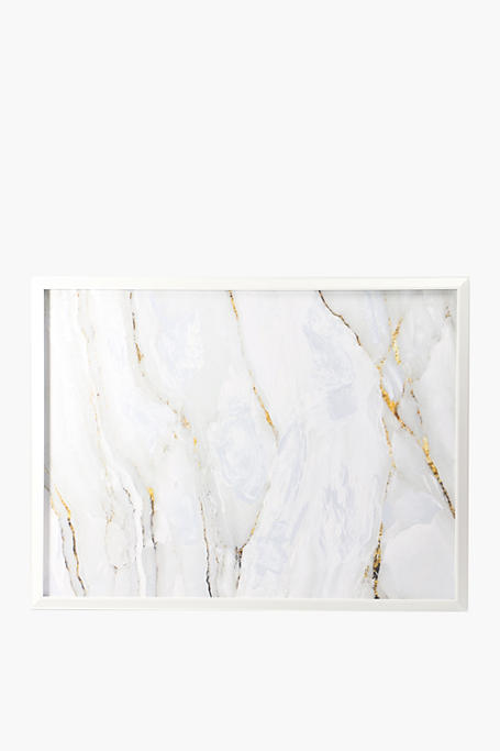 Marble Embossed Framed Canvas 90x120cm
