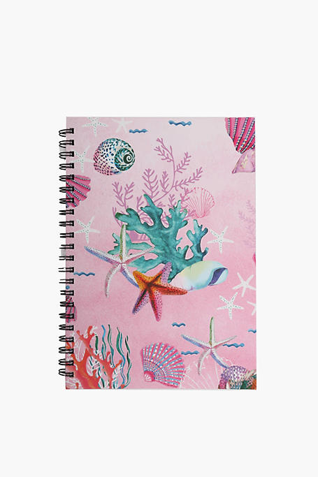 Shells Spiral Notebook A4