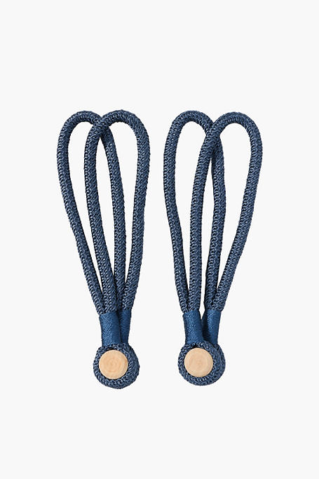 2 Pack Double Rope Magnetic Tie Back