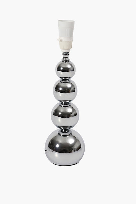 Glass Ball Stack Lamp Base, 7x35cm