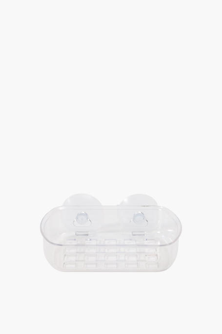 Clear Soap Dish With Suction Pads