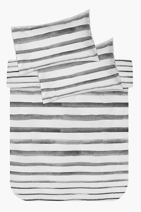 Polycotton Stripe Duvet Cover Set