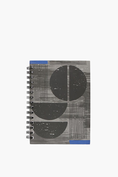Shapes Spiral Notebook A5