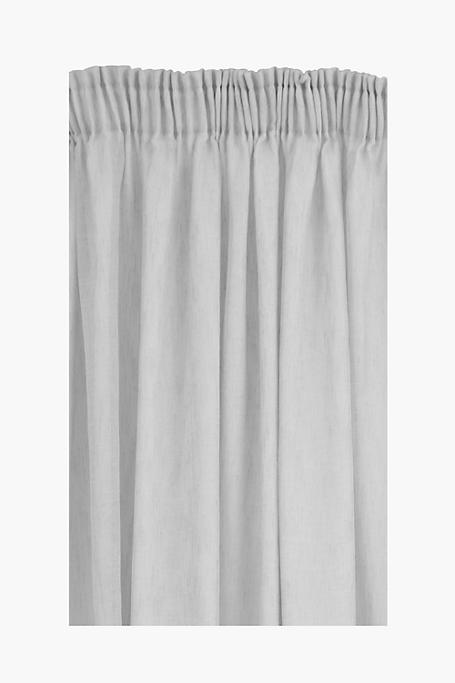 Sheer Slub Taped Curtain, 230x218cm