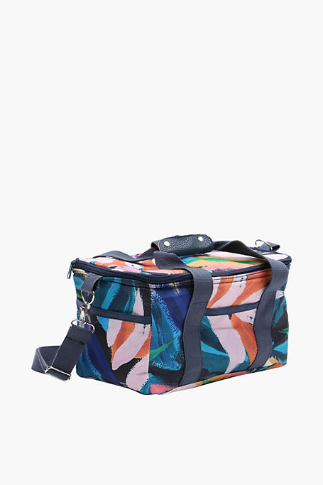 Canvas And Pu Cooler Bag