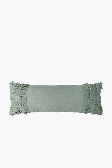 Macrame Woven Scatter Cushion, 30x80cm