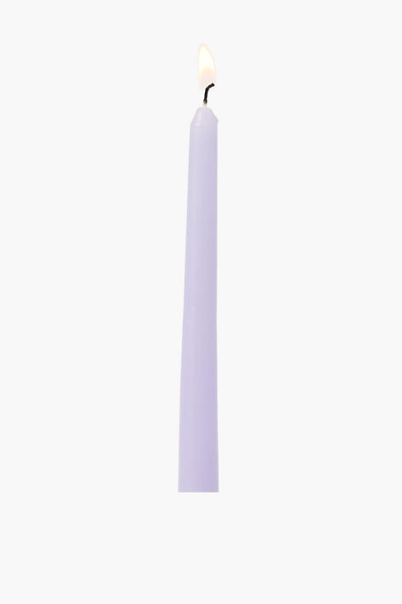 2 Pack Lavender Dinner Candles, 27cm