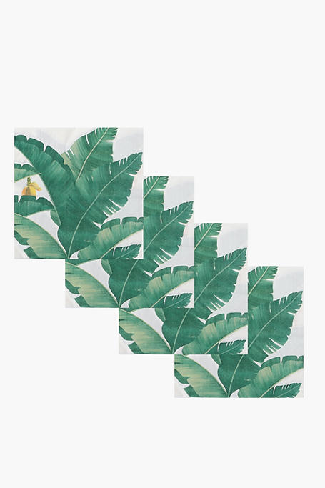 20 Pack Jungle Leaf Serviettes