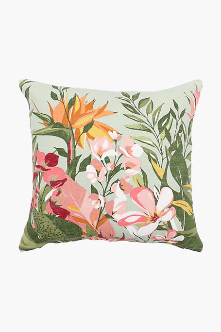 Strelitzia Floral Scatter Cushion Cover, 50x50cm