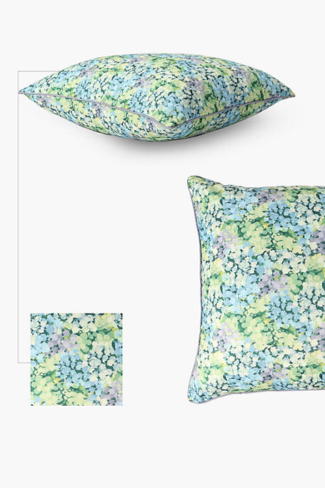 Printed Ditsy Floral Feather Scatter Cushion, 60x60cm