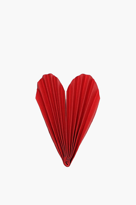 Paper Heart Fan, 11cm