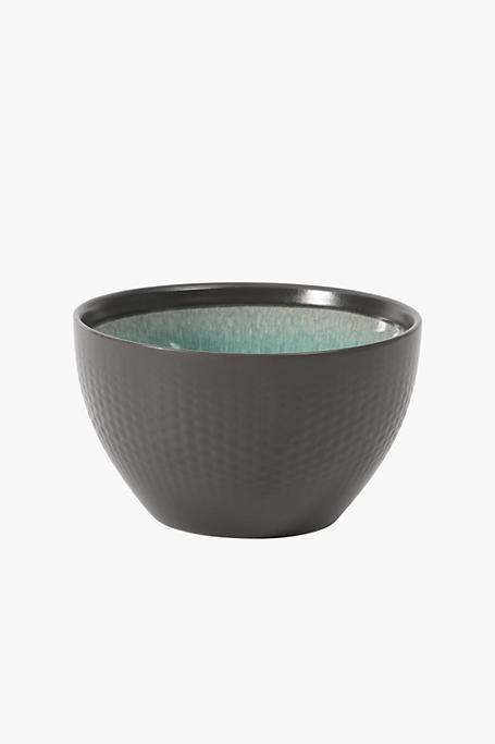 Textured Glaze Stoneware Bowl