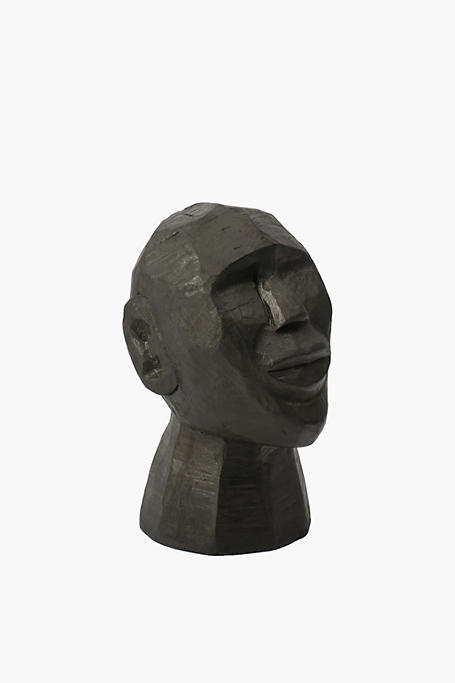 Geo Head Statue, 15x26cm