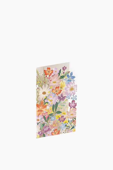 Floral Laser Cut Gift Card A6