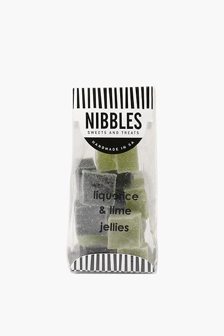 Liquorice And Lime Jellies, 100g