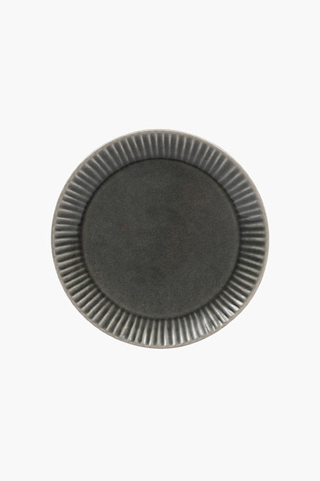 Ribbed Edge Stoneware Side Plate