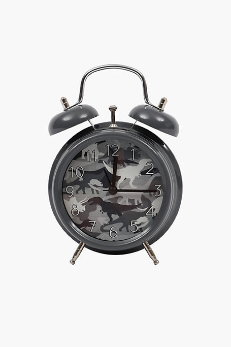Twin Bell Dino Clock