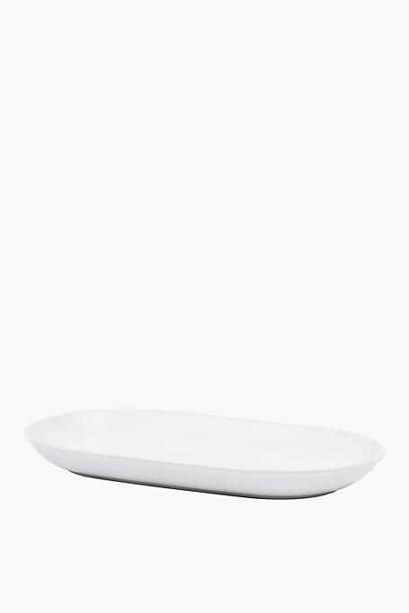 Oval Stoneware Platter, 31cm