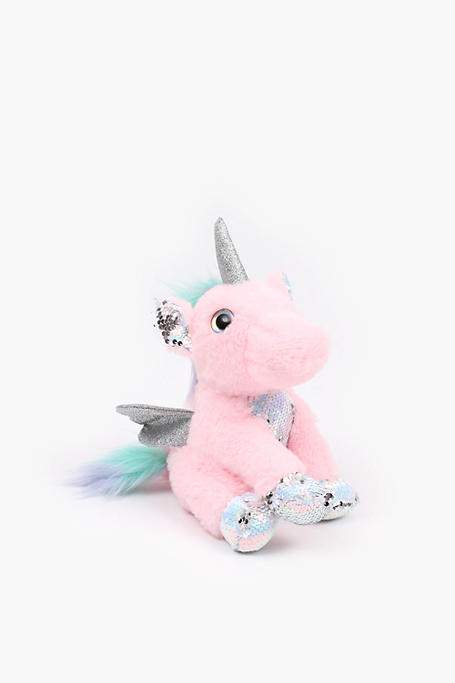 Unicorn Sequin Soft Toy