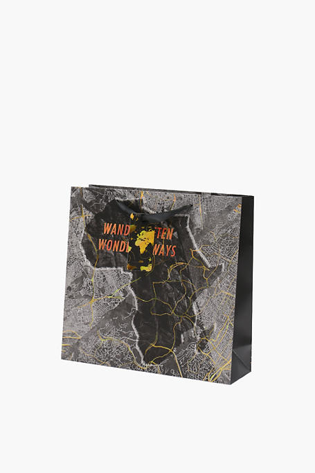 Map Gift Bag Medium