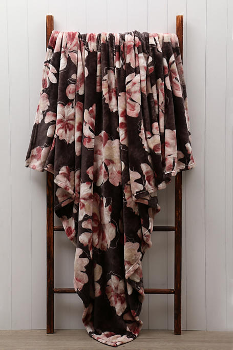 Super Plush Floral Blanket, 200x220cm