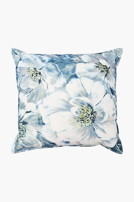 Printed Penny Floral Feather Scatter Cushion 60x60cm