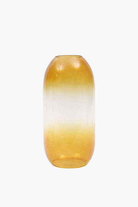 Amber Elegance Vase, 18x37cm