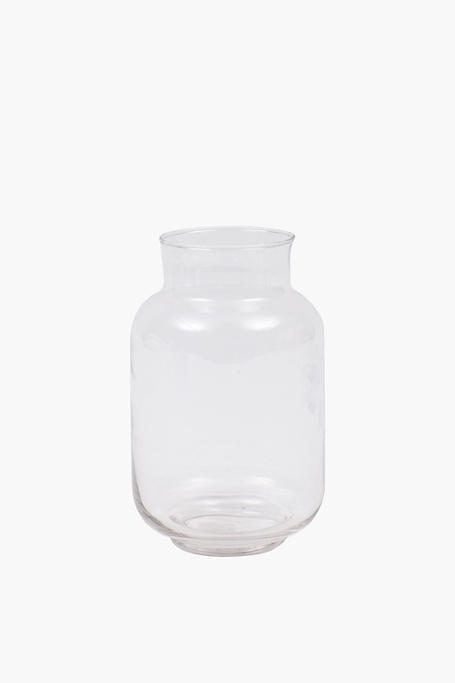 Tapered Glass Vase, 9x20cm