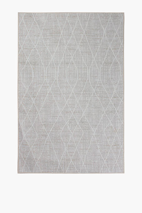 Abstract Lines Jacquard Rug, 120x180cm