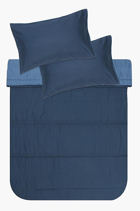 Microfibre Woven Plain Comforter Set