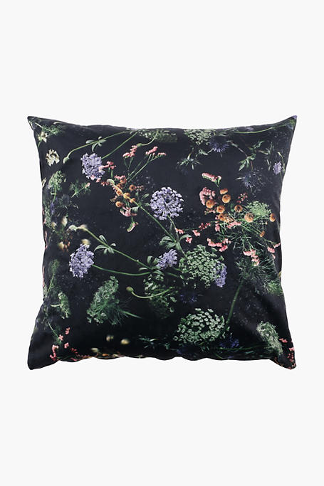 Printed Onyx Floral Scatter Cushion, 50x50cm