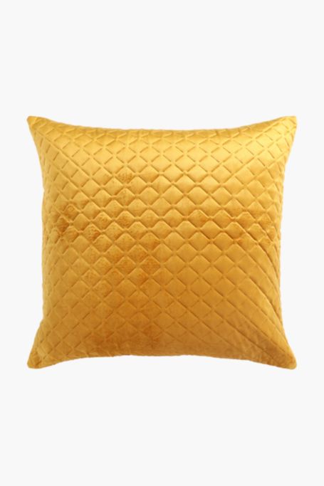 Mr Price Apparel South Africa | Quilted Velvet Scatter Cushion, 60x60cm