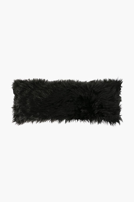 Shaggy Faux Fur Scatter Cushion 30x80cm
